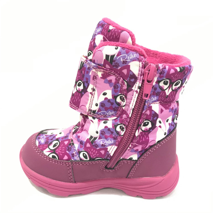 Ботинки для девочки розовые комфорт