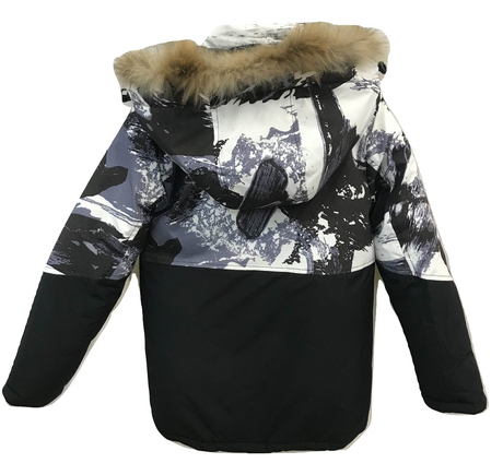 Куртка для мальчиков чёрная STJ 6-1080