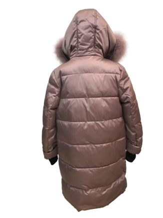 Пальто для девочки розовое venidise 92031