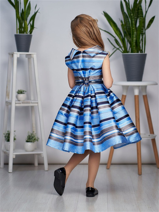 Платья для девочек голубое SELINA STYLE 1403